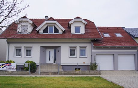 Fassade grau-weiß - Malerei Horvath